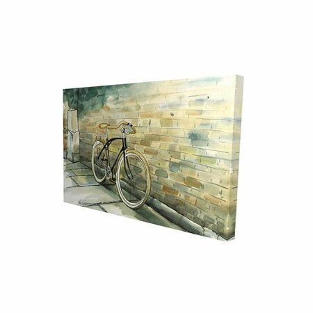 FONDO 20 x 30 in. Old Urban Bicycle-Print on Canvas FO2793675